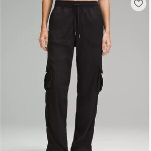 NWT- Lululemon Black and Brown Women's Cargo Dance Pants